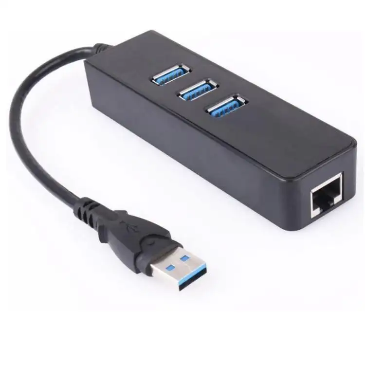 Hot Sales 4 in 1 Docking Station USB 3.0 Gigabit LAN High Speed Ethernet 4 USB LAN Adapters