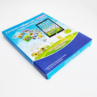 Vente en gros de tablette éducative d'apprentissage intelligent OEM pour enfants Caractéristiques d'apprentissage automatique Jouet de lecture en plastique ABS 5-7 ans
