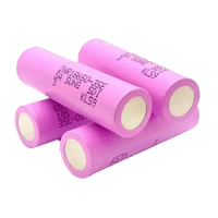 Baterai IMR 18650 35E Baru Asli 3500mAh 3.7V Sel Isi Ulang Daya Tinggi LiNiMnCoO2 Katoda 1200 Siklus untuk Senter