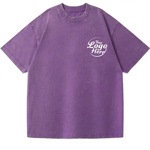 เสื้อยืดโอเวอร์ไซส์ผู้ชายสไตล์วินเทจ ผ้าฝ้าย 100% คุณภาพสูง พิมพ์ลายตามสั่ง ระบายอากาศได้ดี แขนสั้น ไซส์ใหญ่ น้ำหนัก 190 กรัม - Product Image 4