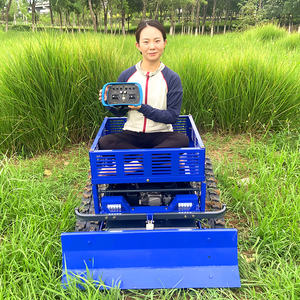 スノーショベル芝刈り機収納ラック付きヤード芝生メンテナンスに適したリモートコントロール自走式 - Product Image 1