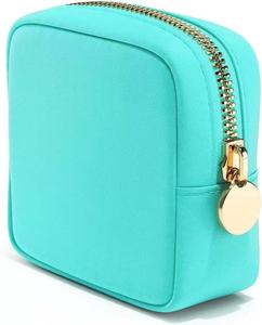 4 tailles de sac organisateur cosmétique imperméable en nylon rose grande capacité stockage de maquillage pour trousse de toilette sac cadeau pochette à fermeture éclair Mini - Product Image 5