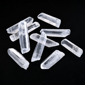 Wholesale Natural <b>Raw</b> Stone Single <b>Crystal</b> Crafts Polished Loose Gemstones Clear Quartz Points for Healing - Product Image 5