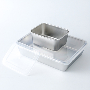 Hogar cocina contenedor de acero inoxidable refrigerador de alimentos caja de conservación contenedor de alimentos de acero inoxidable fresco - Product Image 5