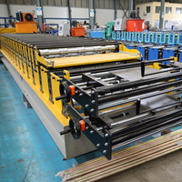 Afrique du Sud IBR ondulé PPGI GI toit feuille TR4 TR5 PV4 PV5 Double Decker panneau rouleau formant la Machine
