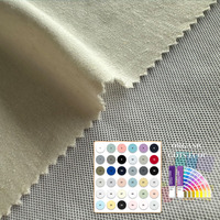 Tissu Interlock Biologique en Chanvre et Coton Antibactérien Durable, Doux et Respirant pour Vêtements Quotidiens Ajustés Homme Femme