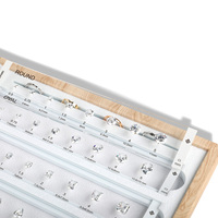 Kit de sélection de diamants par visibilité Diamond Carat Select – Outil d'affichage et de présentation des tailles et formes, de la petite à la grande taille