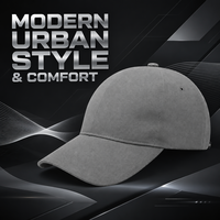 Gorra de Béisbol Negra Premium Bajiangren, Textura de Gamuza, Transpirable, Ajustable, Estilo Urbano Táctico, Venta al Por Mayor