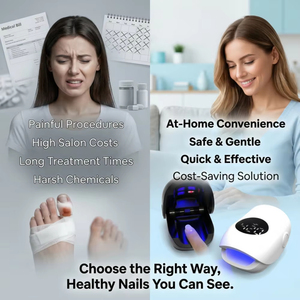 Dispositivo Láser LED para el Tratamiento de Hongos en las Uñas, Limpieza de Onicomicosis, Carga USB, Luz Infrarroja de 940nm, Luz Azul de 500nm - Product Image 5