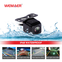 Wemaer OEM CVBS HD Weitwinkel-Rückfahrkamera mit Parksensor IP68 Wasserdicht 3D-Bild für Golf BMW Kia Autos