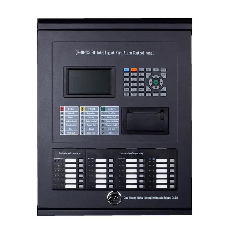 Addressable Fire Alarm Control System With Ce Panel High Quality 1 To 2 Loops Option