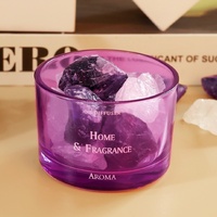 AIKUN-Désodorisant Réutilisable en Cristal Naturel Argile Arôme, Pierres Parfumées, Diffuseur de Roseau pour la Décoration Intérieure, Armoire, Parfum de Voiture