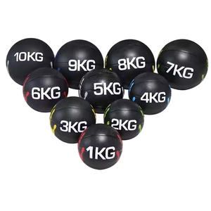 Entraînement physique 1kg 2kg 3kg 4kg <span class=keywords><strong>5kg</strong></span> 6kg 7kg 8kg 9kg 10kg balle de médecine en caoutchouc solide - Product Image 1