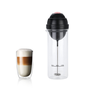 Batteur à œufs électrique portatif professionnel batteur à boissons mélangeur facile à utiliser <span class=keywords><strong>mousseur</strong></span> à lait avec bouteille en <span class=keywords><strong>verre</strong></span> - Product Image 3