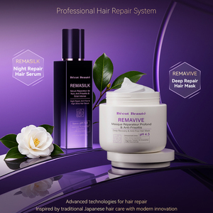 Mascarilla Capilar Reparadora Profunda Becot Beaute y Sérum Capilar Reparador Nocturno con Aceite de Camelia Japónica, Extracto de Seda Hidrolizada y Niacinamida - Product Image 3