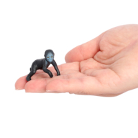 Figurines d'animaux en PVC massif, modèles de simulation, guépard, lion, figurines de safari, jouets en gros