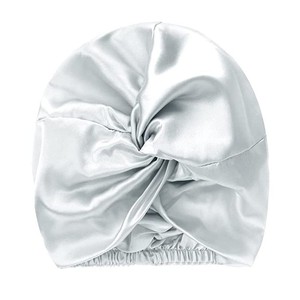 Bonnet de nuit populaire en satin de soie double couche, foulard de beauté et de maquillage, bonnet torsadé croisé, bonnet de douche - Product Image 4