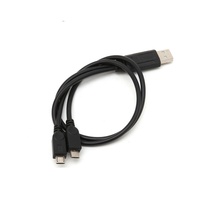 Cable de Carga de Datos USB 2.0 Macho a Doble Micro USB