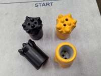 Forets de perçage pour marteau perforateur de haute qualité et durables, 7 boutons, 32 mm, 34 mm, 36 mm, pour l'exploitation minière de roches