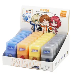 Gomme de papeterie Kawaii personnalisée, dessin animé, créativité, étudiant, grande gomme à rouleau pour enfant