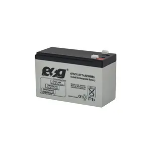 ESG深循环玩具车exide UPS电池6v 7ah太阳能电池铅酸电池储能