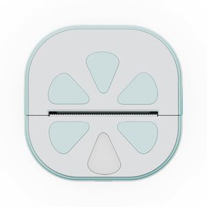 เครื่องพิมพ์สติกเกอร์ขนาดเล็ก เครื่องทำสติกเกอร์แบบใช้ความร้อน พร้อมกระดาษ 3 ม้วน เครื่องพิมพ์พกพาขนาดเล็กสำหรับ iPhone - Product Image 2