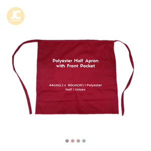 Delantal de babero de medio cuerpo sin mangas Unisex de primera calidad, 2 bolsillos, diseño de cintura, poliéster tejido suave, Simple para limpieza de cocina - Product Image 1