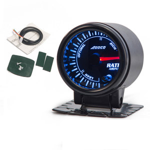 ADDCO VOITURE <span class=keywords><strong>AUTO</strong></span> 12V 52MM/2 "7 COULEURS UNIVERSEL VOITURE <span class=keywords><strong>AUTO</strong></span> AIR CARBURANT RAPPORT JAUGE MÈTRE LED AVEC SUPPORT <span class=keywords><strong>AD</strong></span>-GA52AIRF - Product Image 1