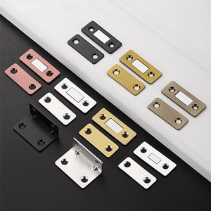 Kim loại nam châm phụ kiện đồ nội thất tủ phần cứng nhà bếp bắt tủ siêu mỏng gần hơn thép không gỉ ẩn cửa stopper - Product Image 2