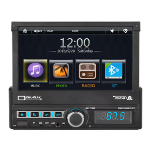 Autoradio 1 Din Lecteur MP5 Écran tactile 7 pouces BT Téléphone Stéréo de voiture FM/MP3/<span class=keywords><strong>MP4</strong></span>/Audio/Vidéo/USB Autoradio de voiture intégré - Product Image 2
