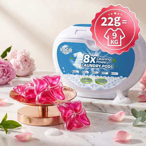 Campioncino Gratuito: Capsule di Detersivo Profumato di Lusso da 22g, OEM Private Label, 8X Enzimi per Rimozione Ecoli e <span class=keywords><strong>Candida</strong></span>, Dissoluzione Rapida, Cura per Tessuti Delicati - Product Image 1