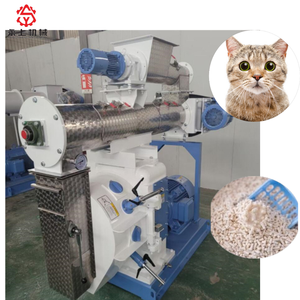 Chine <span class=keywords><strong>prix</strong></span> raisonnable granulés <span class=keywords><strong>d</strong></span>'alimentation/nouvelle conception sans poussière parfum naturel tofu bentonite litière pour chat faisant la machine à vendre - Product Image 2