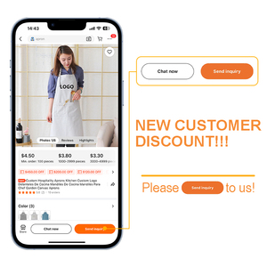 Delantales <span class=keywords><strong>de</strong></span> Hostelería Personalizados, Delantales <span class=keywords><strong>de</strong></span> Cocina con Logotipo Personalizado, <span class=keywords><strong>Mandiles</strong></span> <span class=keywords><strong>de</strong></span> Cocina, <span class=keywords><strong>Mandiles</strong></span> para <span class=keywords><strong>Chef</strong></span>, Delantales <span class=keywords><strong>de</strong></span> Lona para Jardín - Product Image 6