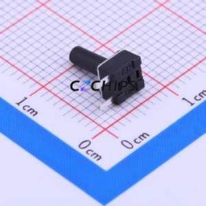 TSA452G90-250 Tactile Switch Through hole Component (THT) Switch Single Pole Single Throw Round Button 2.5N Through Hole - Product Image 2