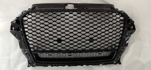 Pièces automobiles de voiture <span class=keywords><strong>A3</strong></span> RS3 8V 2013-2015 gril noir <span class=keywords><strong>calandre</strong></span> cadre noir logo anneaux Chrome Quattr noir cadre inférieur - Product Image 5