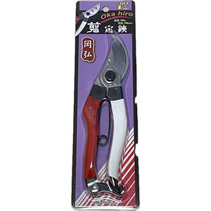 LDC 301 Grade a Sécateur 8 "en acier au carbone manche classique rouge et blanc OEM pour la coupe d'arbres fruitiers de jardin floral - Product Image 4