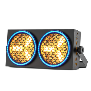 Projecteurs rétro LED double faisceau pour diffusion en direct et éclairage d'ambiance KTV avec contrôle DMX512, CRI 90 élevé - Product Image 2