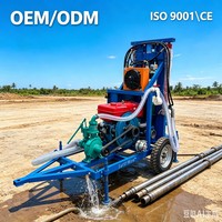 Machine de forage de puits d'eau à vente directe, profondeur 200 m, efficace et durable