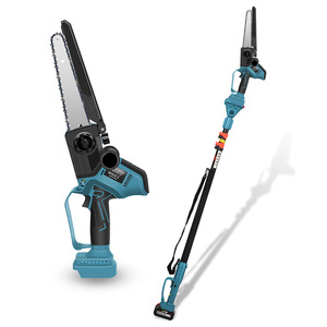 5.5 haute <span class=keywords><strong>branche</strong></span> cisailles 8 pouces haute <span class=keywords><strong>branche</strong></span> scie télescopique électrique sans brosse sécateur scie étendue ensemble pour haute Altitude - Product Image 6