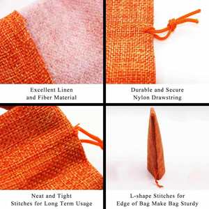 Eco-Friendly Soap Candy Wedding Party Valentine's Day Men Women Linen Small Gift <b>Bags</b> for Jewelry - Product Image 2