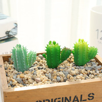 Mini plante artificielle en plastique, cactus à fleurs succulentes, 10 cm, pour décoration intérieure, accessoires de photographie de mariage, livraison directe