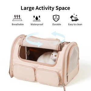 Airline <b>Cat</b> Carrier - Breathable Travel <b>Backpack</b> for Small Dogs & <b>Cats</b> - Product Image 5