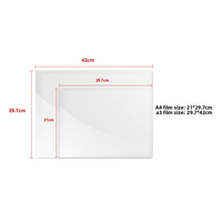 Film Crystal Label AB A3 A4 pour verre, métal, plastique, bois, céramique et imprimantes UV DTF Baosiwei AGP LETOP Sublistar Procolored