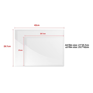 Película de Etiquetas de Cristal AB A3 A4 para Vidrio, Metal, Plástico, Madera, Cerámica y Impresoras UV <span class=keywords><strong>DTF</strong></span> Baosiwei AGP LETOP Sublistar Procolored - Product Image 3