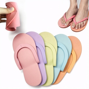 Chanclas Desechables de EVA Coloridas y Profesionales para Pedicura, Unisex, para Uso en Hoteles y Salones de Belleza, Nuevo Diseño, Venta al Por Mayor de Fábrica - Product Image 1