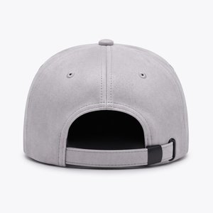 Wholesale Custom Logo <b>Flat</b> Embroidered Faux Leather 6 Panel Baseball Cap Premium PU Leather Dad <b>Hat</b> Manufacturer - Product Image 5