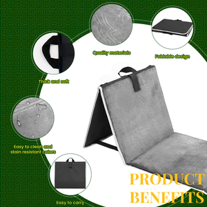 Tapis de prière Medina léger personnalisé pour <span class=keywords><strong>couple</strong></span>, couleur unie, avec support de prière islamique en bois - Product Image 3