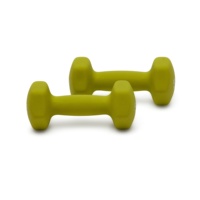 Haltères en néoprène antidérapants pour femmes, pour la maison, la salle de sport, les exercices aérobiques, couleur personnalisée, OEM