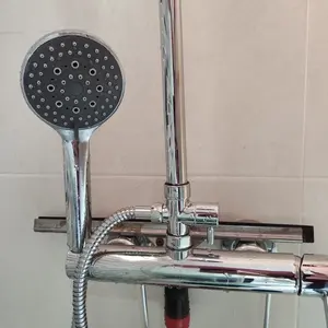 Dorekingfers — robinet de douche avec séparateur en cuivre, séparateur d'eau à trois voies, robinet de pulvérisation, interrupteur de buse, convertisseur à un deux joints
