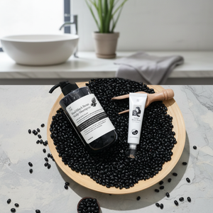 [SOY LAB] Organic Black Bean Gel <b>Shampoo</b> & Scalp Ampoule Set 500ml for Color Treated Hair-Deep Cleansing Moisturizing Scalp Care - Product Image 3